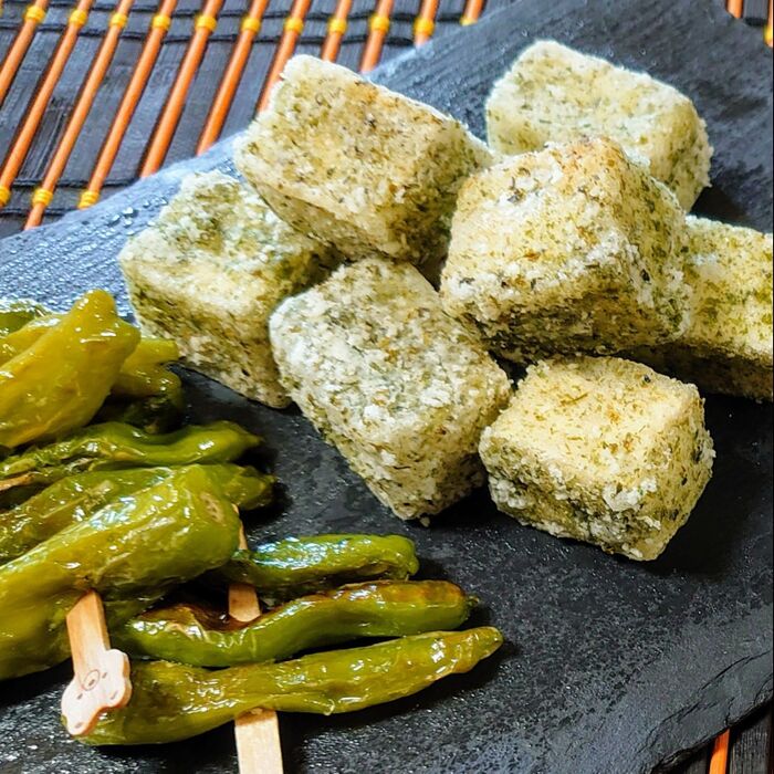 めんつゆを薄めて、小ねぎを入れて完成