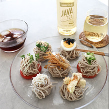 一口ざるそば×「JAVATEA」で、プチ格上げランチタイム