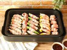 ホットプレートで楽しむ★野菜の肉巻き焼き肉