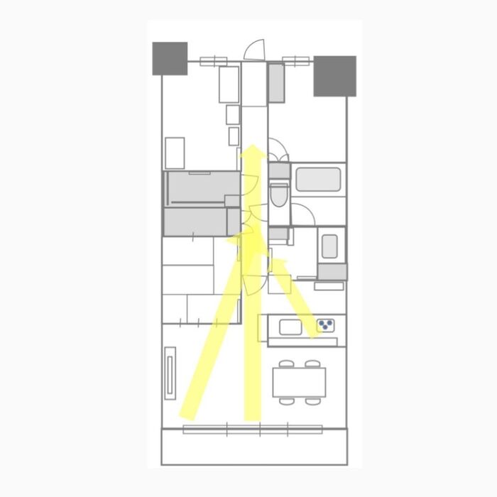 ウォークスルーを塞がない