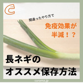 長ネギのオススメ保存方法|間違うと免疫効果が半減?
