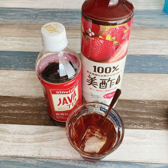 美酢割りでフルーティーに!