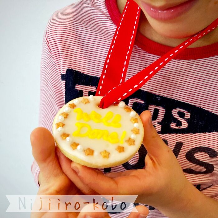 【リボンを付けたら完成!】