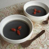 ソイ黒ゴマ杏仁ぷりん