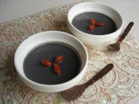 ソイ黒ゴマ杏仁ぷりん