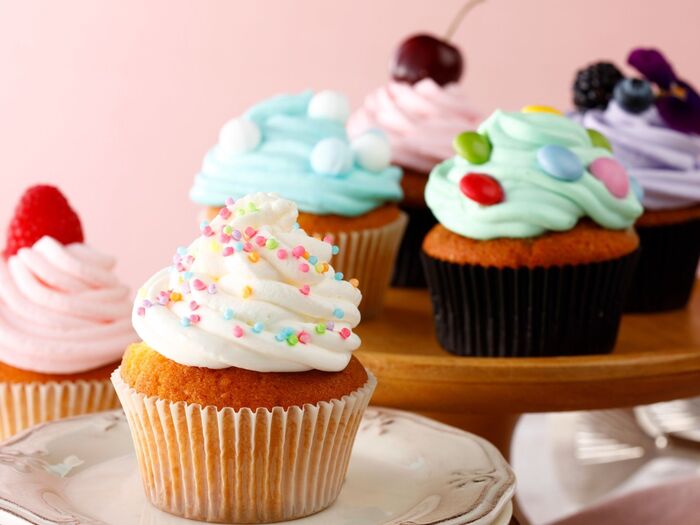 ⑤カラフルカップケーキソルトクリーム