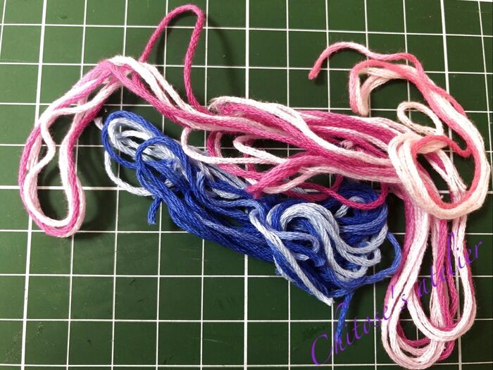 刺繍糸は これでもう絡まない♪