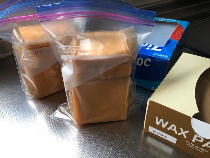 仕上げにジップロックで