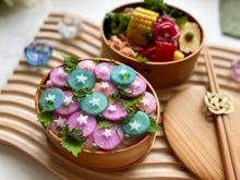 朝顔ちらし寿司弁当