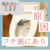 取れないニオイ 原因はフチ裏にあり
