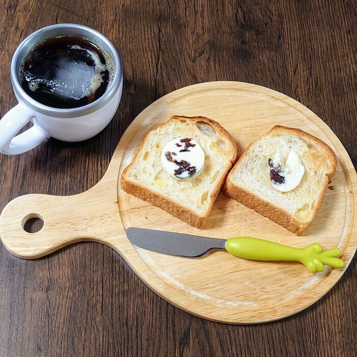 焼きたてトーストに