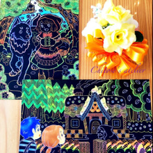 【夏休み作品】100均スクラッチアート🖋✨