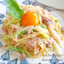 生クリーム不要!カロリーダウンだけど濃厚さはダウンしない⁉豆乳で濃厚カルボナーラ♪