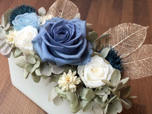 お盆のお供えにも☆簡単プリザーブドフラワーアレンジ