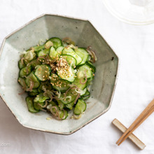 きゅうりとみょうがの浅漬け。さっぱり♪夏の副菜。