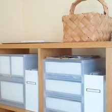 【無印良品】ただ入れるだけ!の、シンプルな充電スペース収納