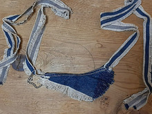 ジーンズリメイク!(その5) 股部分のカーブを利用してウエストにフィット~