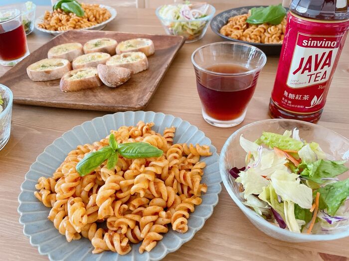 野菜たっぷり☆ミートソースパスタ with JAVATEA