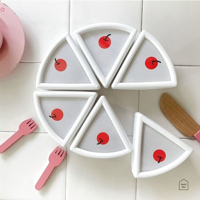 DAISOのケースが「おままごとケーキ」に!