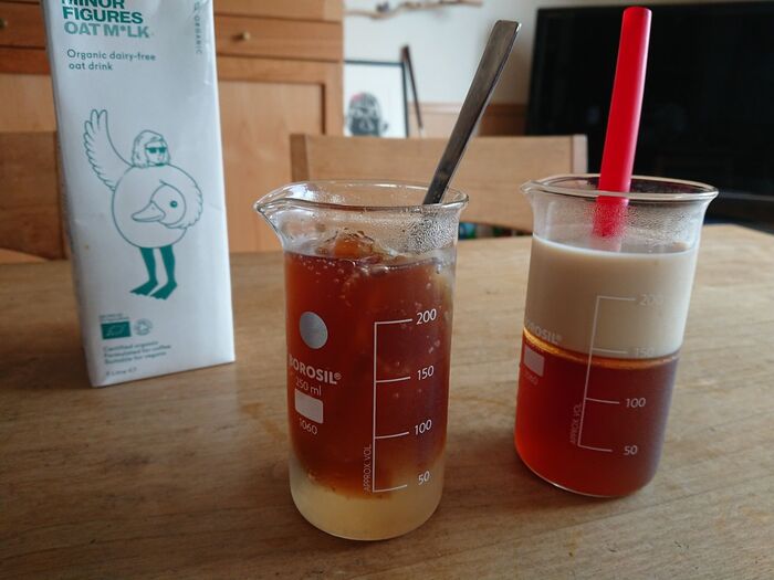 このコントラストがもぅカフェ気分に♥️