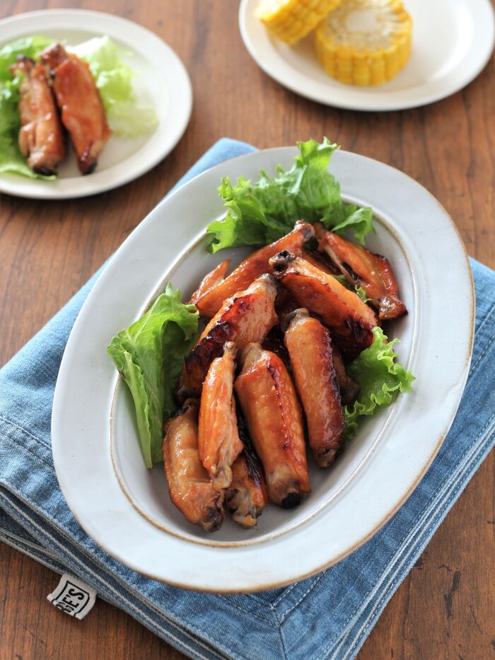 トースターで簡単!鶏スペアリブのBBQチキン【下味冷凍レシピ】