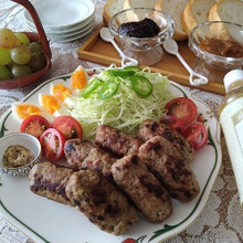 自家製ソーセージとJAVATEA