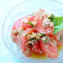 【くらし薬膳】時短レシピで夏バテ解消!☆トマトのツナぽん酢和え~夏の薬膳
