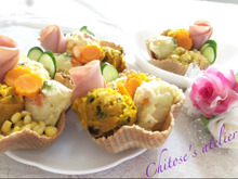 アイスじゃないよ♪食欲そそるサラダ⭐︎