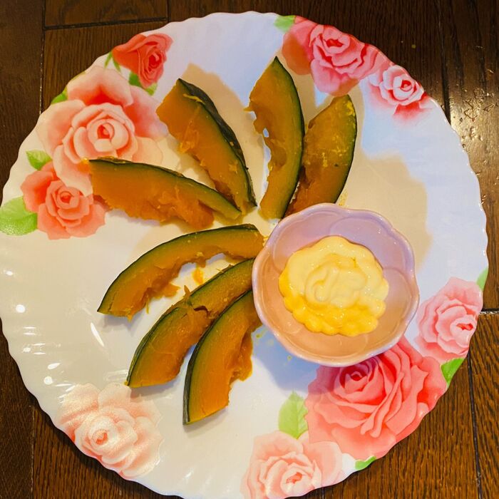 材料2つ!かぼちゃが最高に美味しい食べ方(*´∀`)♪