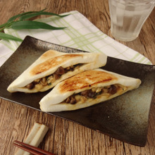 シソ入り味噌のはんぺんソテー