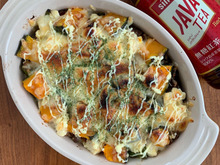 南瓜とコストコのプルコギ使った簡単ドリア