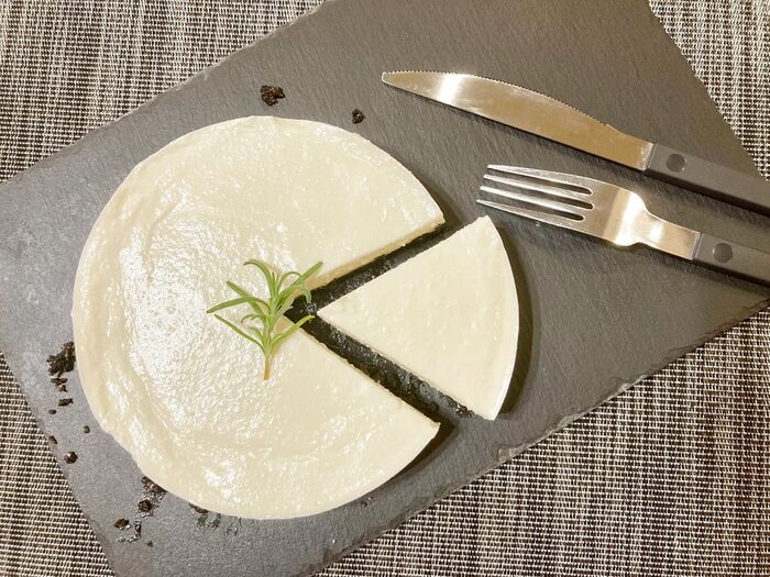プラスマヨでマイルドに☆ヨーグルトのレアチーズケーキ風