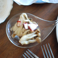 ★おうちパーティー♫キノコとタコのマリネ★