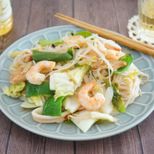 JAVATEAといただく海鮮あんかけビーフン