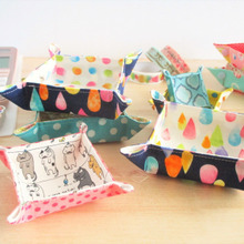 【型紙付き】金具不要!!ファブリックトレー《縫い》の作り方