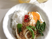 大豆ミート×かわいい辛子×「JAVATEA」