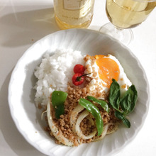 大豆ミート×かわいい辛子×「JAVATEA」