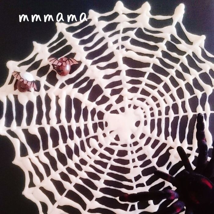 ちぎって食べるBIGな蜘蛛の巣グミ☆ミルク味