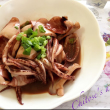 バターの香りが食欲そそる♪イカゲソ炒め⭐︎