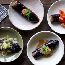 シンプルになすを楽しむ♪【揚げ焼きなす】食べ方4種