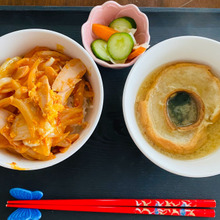 材料3つ!立派な丼ものになりますよ🎶