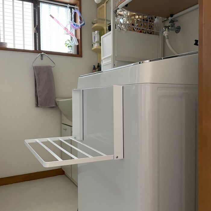 手狭な脱衣所に一工夫