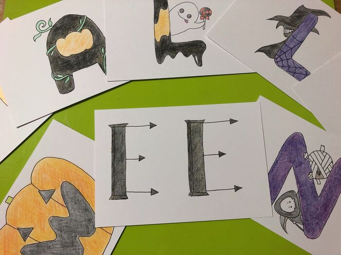 色鉛筆で塗ります