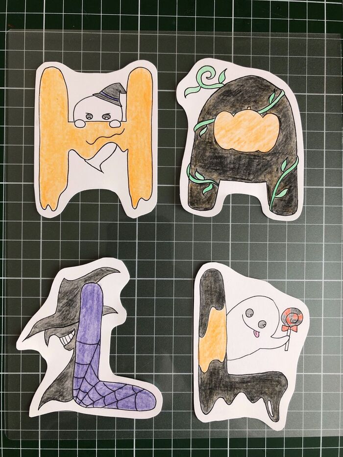 ラミネートで挟みます