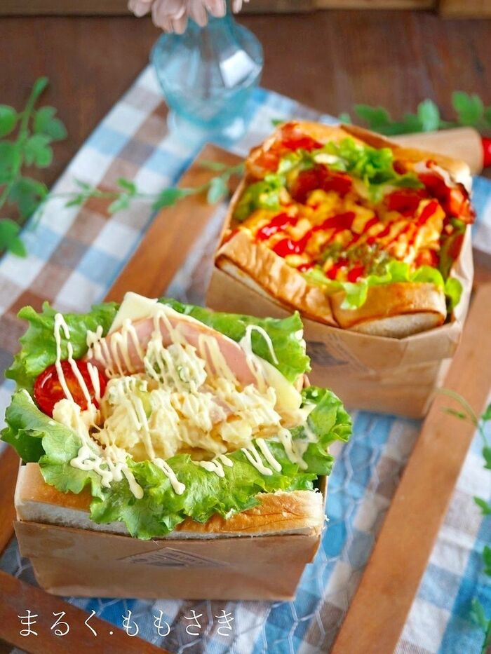 ボリュームが凄い!SNSで話題のエッグドロップ風サンド作りました♪