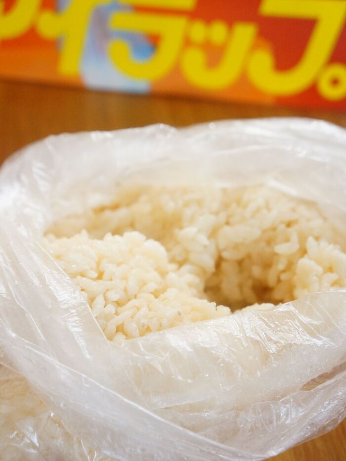 非常時のためにアイラップがあると便利!アイラップ×緑茶でゆで炊飯
