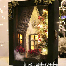 【100均】LEDを小細工♡影が幻想的なHoly Night