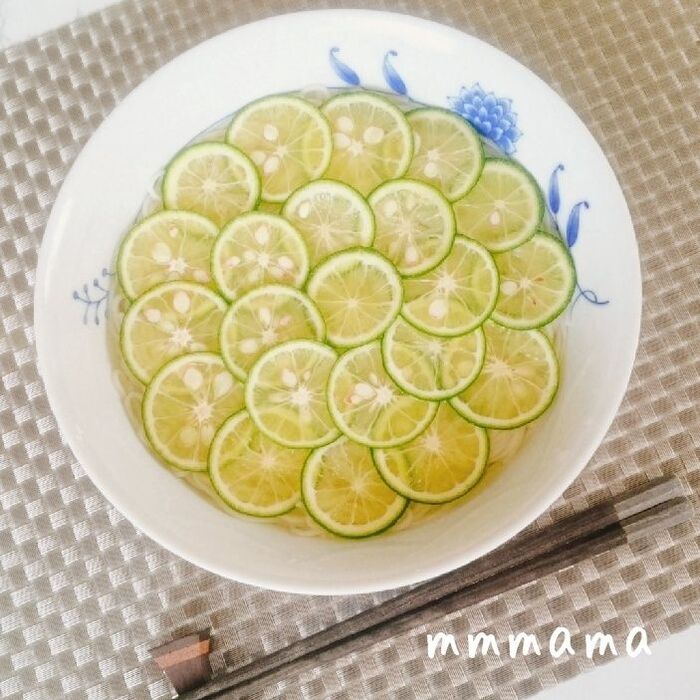 簡単!すだちダシそーめん