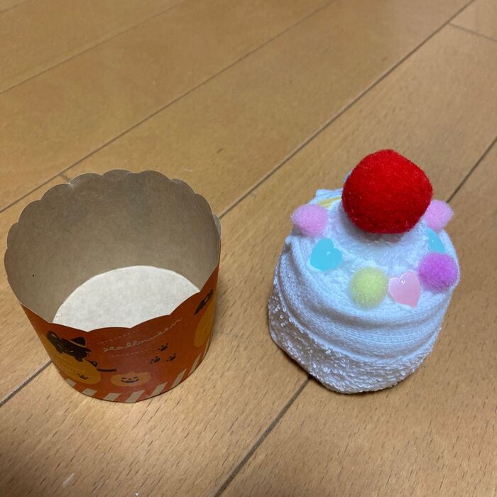 ③マフィンカップに入れる。