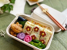 韓国のお花卵焼き「コッケランマリ」で自分弁当